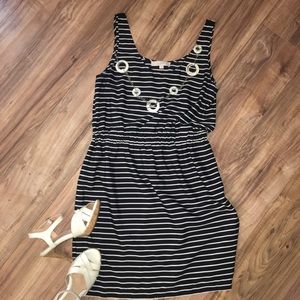 Ann Taylor Loft Black & White Dress with Bonus!